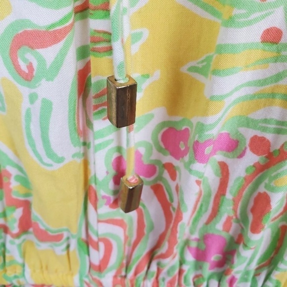 LILLY Pulitzer Target Challis Happy Place Limited Edition Rayon Romper Women’s S - Picture 9 of 13